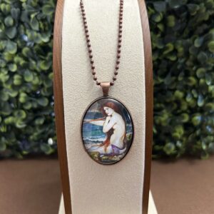 mermaid cabochon necklace